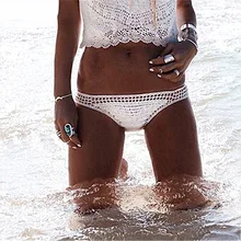 Женский сексуальный бикини Низ купальника, плавки, однотонные, модные, облегающие, Kintted, открытые купальные костюмы, трусы, пляжная одежда