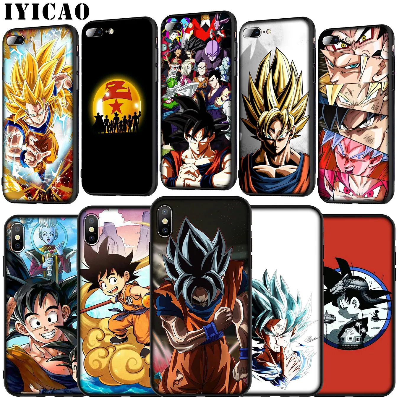 IYICAO Dragon Ball Z Аниме Гоку мультфильм мягкий силиконовый чехол для Huawei P30 P20 Pro P10 P9 Lite