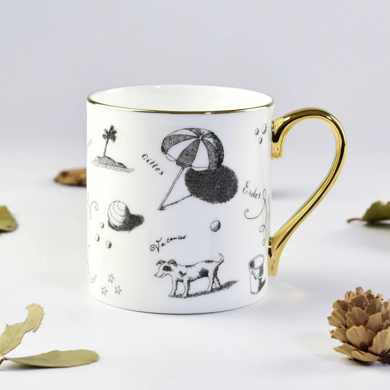 Оригинальная керамическая кофейная кружка с рисунком из мультфильма Пномпень