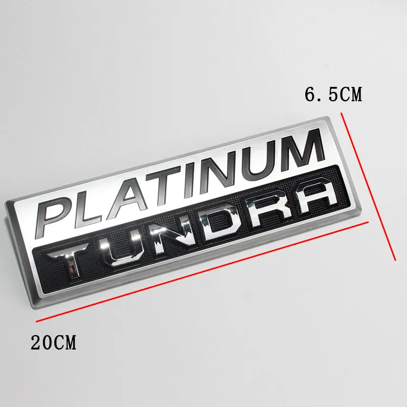 [Cool] Автомобильный Стайлинг ABS 20*6 5 см платиновая TUNDRA эмблема пикапа грузовик