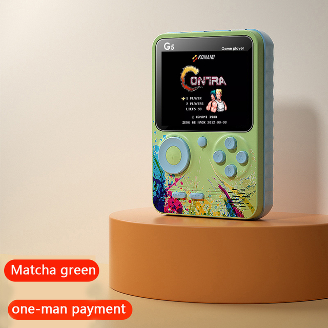 portable retro manual video game console, 3.0-inch children's color LCD, Gift for Kids including 500 game