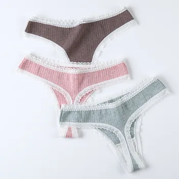 

Women Panties G-String Underwear Lace Thong Sexy Cotton Panties Ladies Soft Lingerie Low Rise Panty Athletic Yoga Shorts