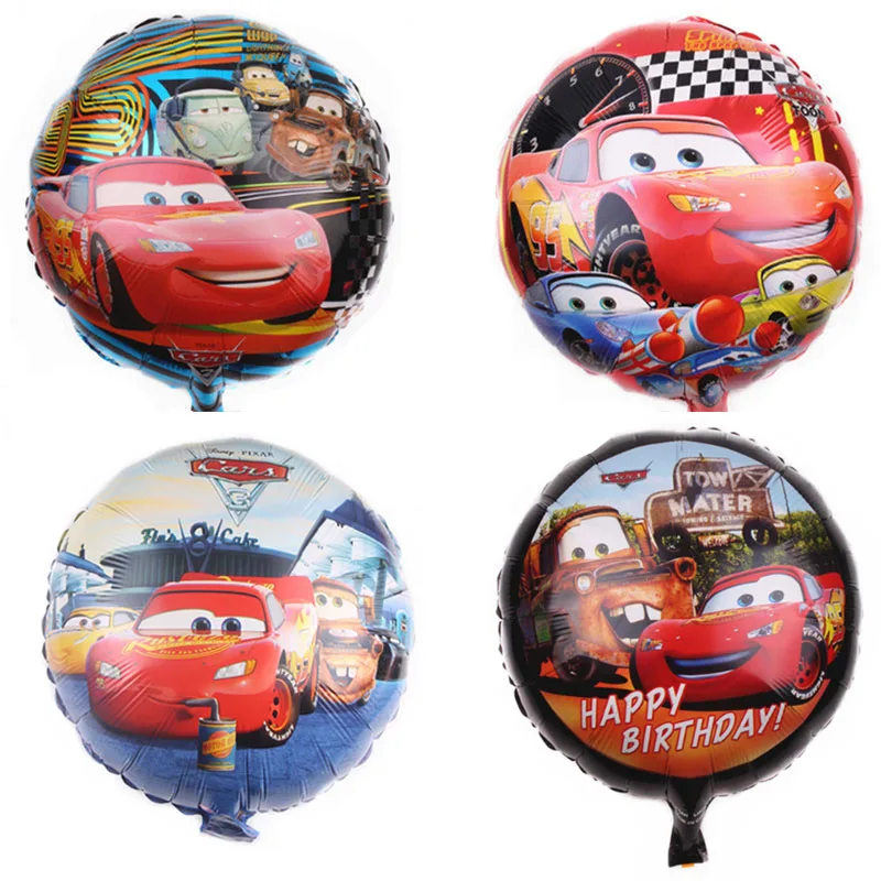 1 шт. Disney Cars тема 18 дюймов Алюминий фильм Мультфильм День рождения украшения