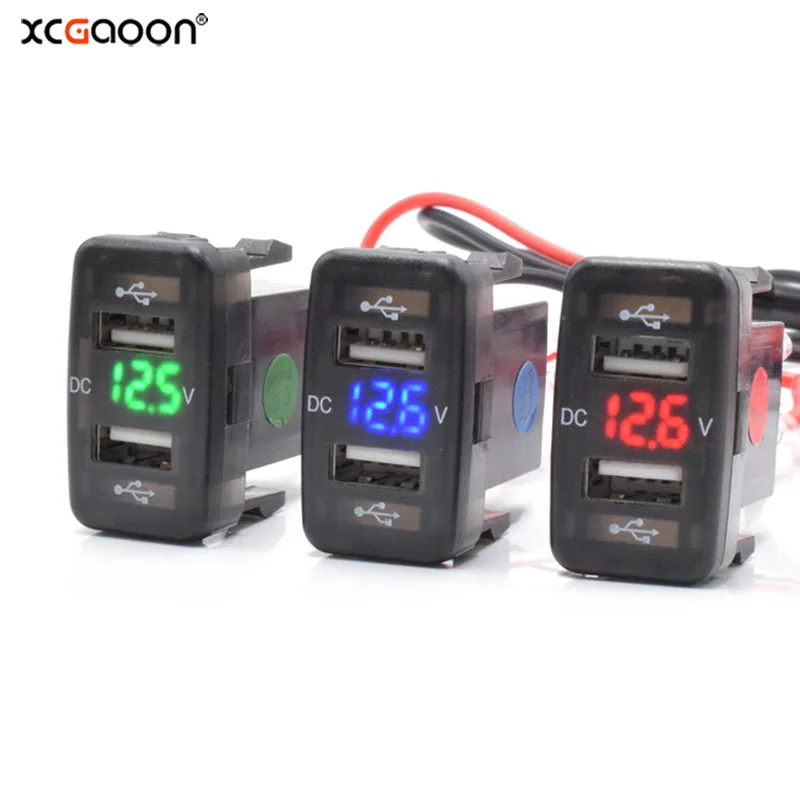 

Специальный двойной дисплей 5 В, а с цифровым дисплеем напряжения для TOYOTA, выходная мощность 20 Вт