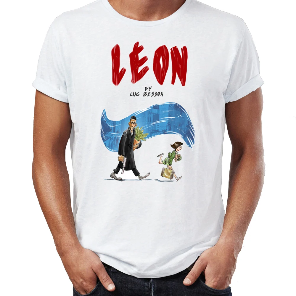 

Men's T Shirt Leon The Professional Artsy Drawing Awesome Artwork Printed Tee