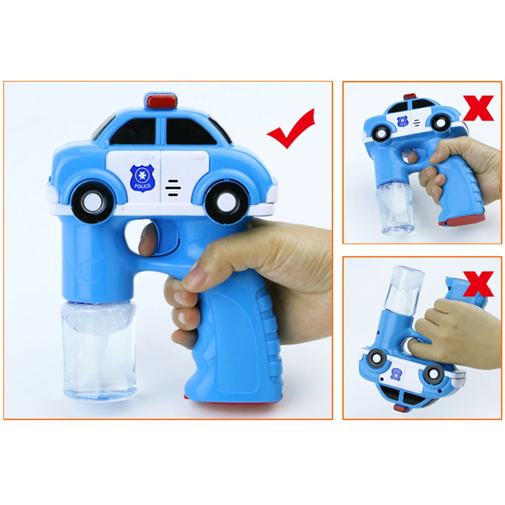 Электрический автоматический автомобиль музыкальный свет дующий пузырьковый