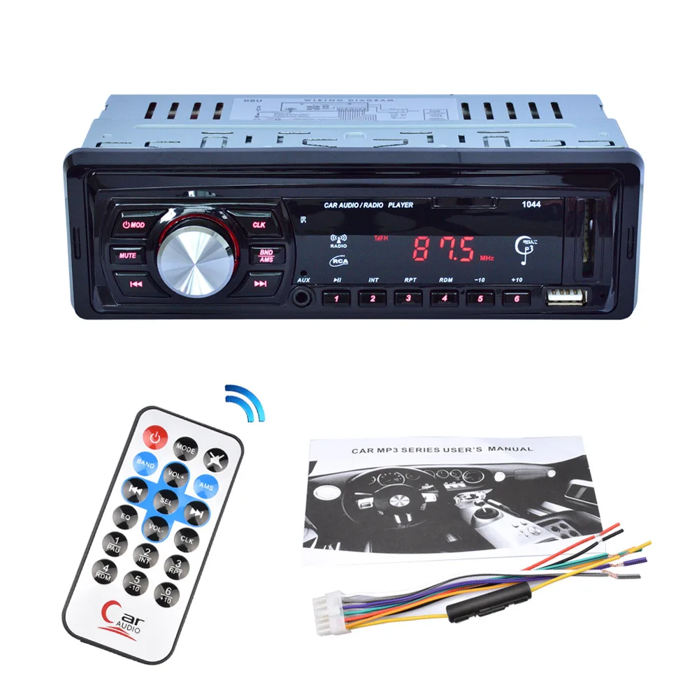 Универсальный аудио Dvd Автомобильный MP3 плеер Радио fm модулятор 12 в U диск bluetooth