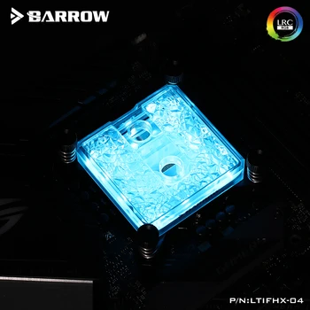 

Barrow CPU Water Block For INTEL Socket LGA 2011 2066,5V 3PIN Support Control By Motherboard ,X99.X299 CPU Cooler,LTIFHX-04