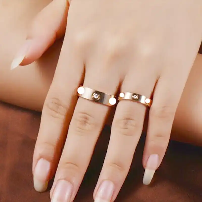 Fashion Wedding Engagement Rings For Women Men S Crystal