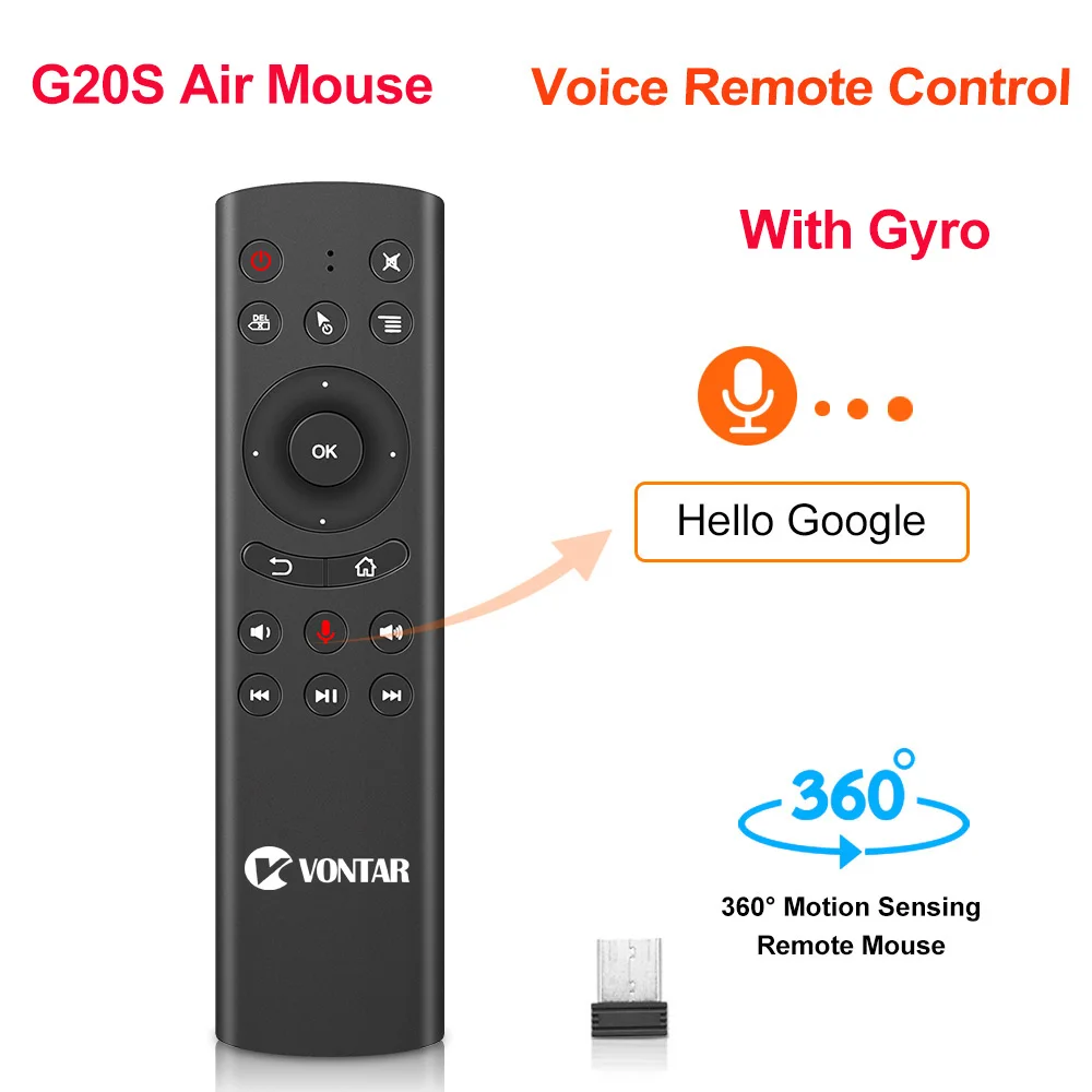 G20s Air Mouse G30 голосовой пульт дистанционного управления 2,4G Беспроводная воздушная мышь G20S/G10 33 клавиши ИК обучение гироскоп зондирование пульт дистанционного управления для Android tv BOX/мини-ПК - Цвет: G20s Air Mouse