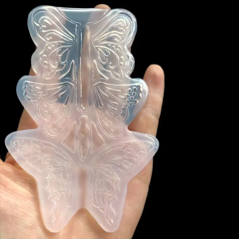 JAVRICK Butterfly Pendant DIY Silicone Mold Resin Casting Craft Jewelry Making Tools White