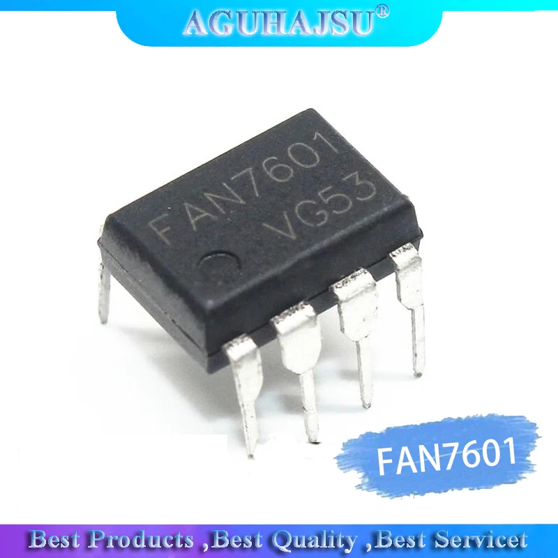10pcs/lot FAN7601 DIP-8 | Электронные компоненты и принадлежности