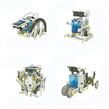  3D Assembly Puzzle DIY Solar Box Building Craft Kits Robot Toy Figure for Kids Brain Teaser Educational for Girls Boys 