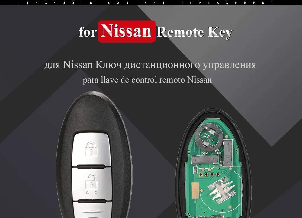 Keyforkess S180144102 2BTN 433.92MHz 4A pcf7953M chiave a distanza per auto per NISSAN x-trail Qashqai Pulsar 2014-2017 Smart Keyless Entry 9 Keyforkess S180144102 2BTN 433.92MHz 4A pcf7953M chiave a distanza per auto per NISSAN x-trail Qashqai Pulsar 2014-2017 Smart Keyless Entry - H8869603659b6487d85ba01ccabbe7fb9y