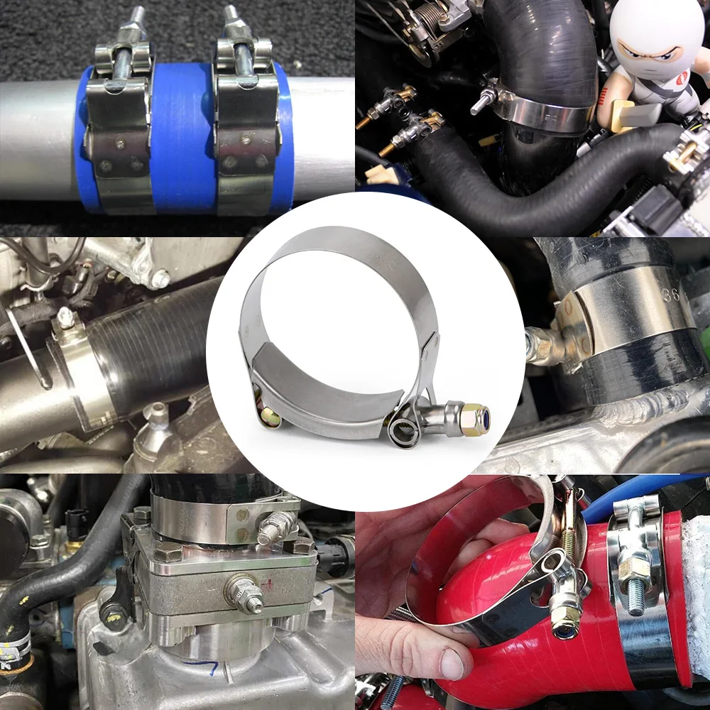2 0 &quot2 25&quot 5 75&quot 3 &quot3 4 &quotТ образный болт выхлопной зажим на впуске Turbo выхлопных