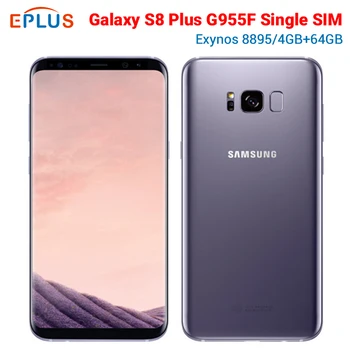 Перейти на Алиэкспресс и купить Новая глобальная версия samsung Galaxy S8 Plus S8 + G955F мобильный телефон Exynos 8895 Восьмиядерный 4 Гб ОЗУ 64 Гб 6,2 дюйм12 МП NFC Android телефон