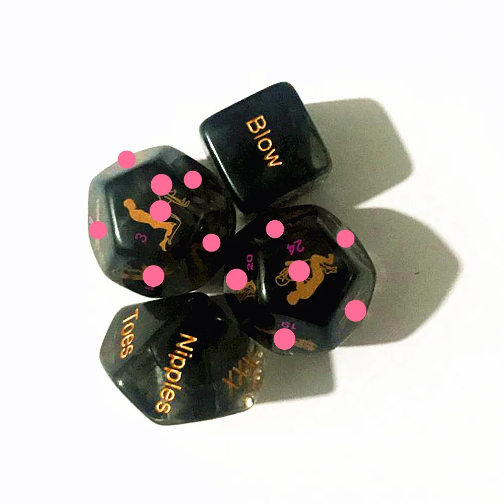 Dés De Jeu Sexuel Pour Adultes Avec Fluorescence, 4 Pièces, Produits