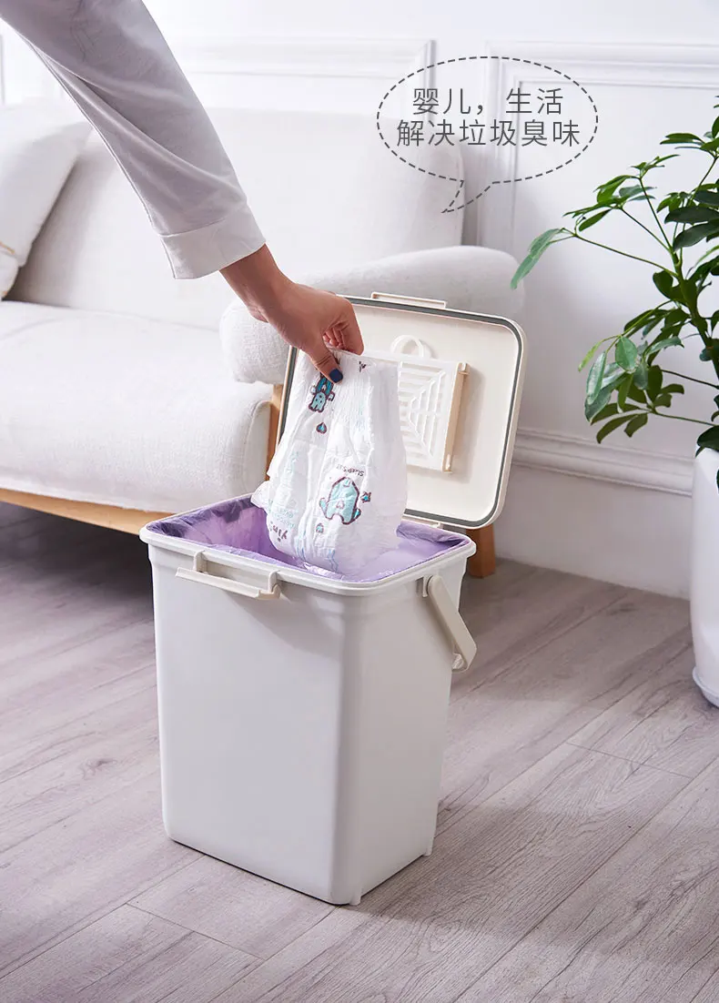 Poubelle,Couches pour bébé, déodorant, poubelle, scellées, couches pour