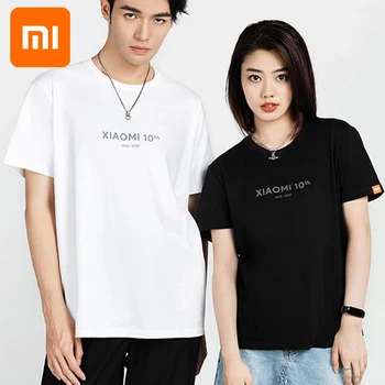 

xiaomi Commemorative T-shirt with comfortable and antibacterial water soft cotton material for the 10th anniversary of Xiaomi
