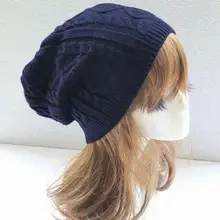 1 шт.,, зимняя женская вязаная шапка, теплая, твист дизайн, шапочка, женская, осенняя, теплая, с черепом, шапка для женщин