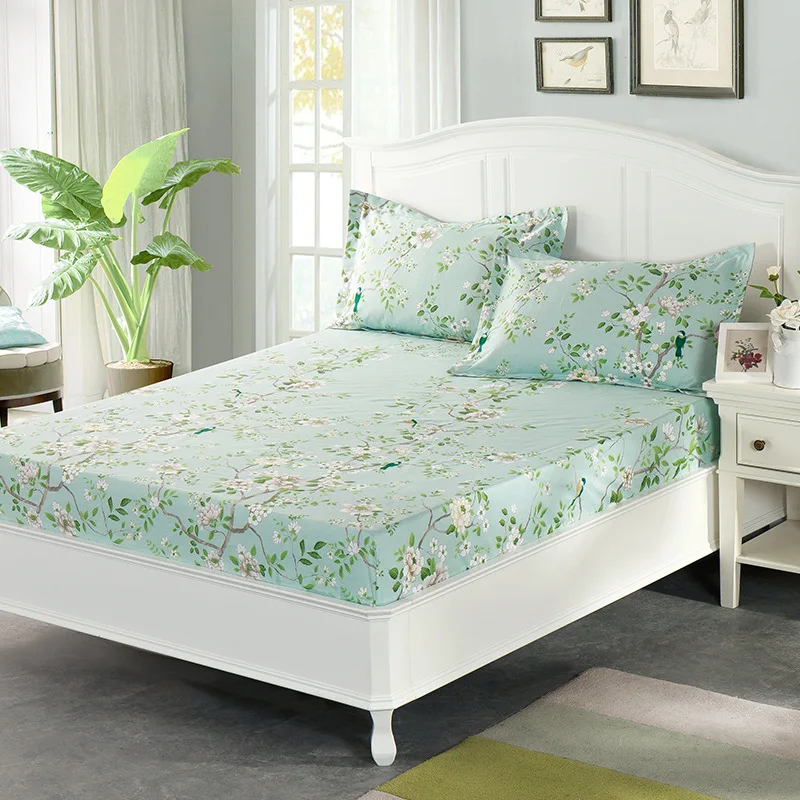 

New Arrival Mattress Protector cotton Mattress Covers Popular Pattern Printing Cover for Bed Top Waterproof Sheet Topper
