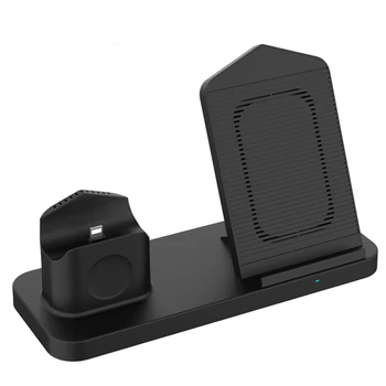 

Multi-Function Wireless Charger Mobile Phone Holder Base 10W Qi Fast Charger for Iphone