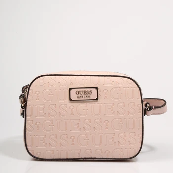 

GUESS BAGS SHOULDER bag KAMRYN CROSSBODY PEACH HWVD66 91120 pink leatherette-pink SHOULDER STRAP 72028