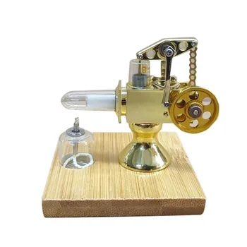

Mini Hot Air Stirling Engine Model Science Experiment Engine Toy for Men Boys Adults Engine Models Collection Toys Hobbies