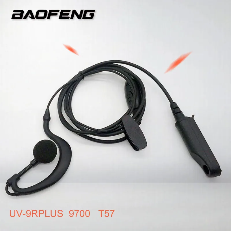 

Earpiece for BAOFENG Portable Two Way Radio Talkie UV-9R BF-9700 BF-A58 Waterproof Long Range Ham Transceiver Accessory Headset