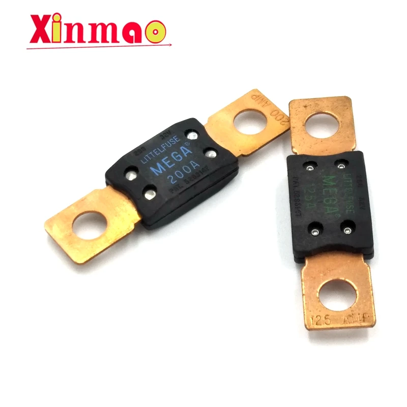 MEGA Fuse Auto Fuse Car Boat Motorcycle Blade Fuses 0298 40A 50A 60A 80A 100A 125A 175A 150A 200A 250A 300A 400A For Littelfuse blade fuses car fuses