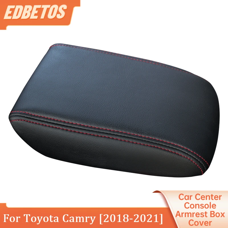 

Auto Center Console Pad PU Leather Car Armrest Seat Box Cover Protector For Toyota Camry XV70 2018 2019 2020 2021