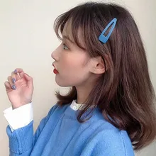 Цветные заколки для девочек INS Oil Drop Online Celebrity тусклый Лак BB Clip Южная Корея детский головной убор японский стиль GIRL'S Hea