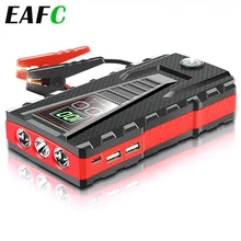 EAFC LCD Screen Car Battery Start Device 600-1200A Car Jump Starter 12V Booster Charger 40000mAh Battery Starter Buster