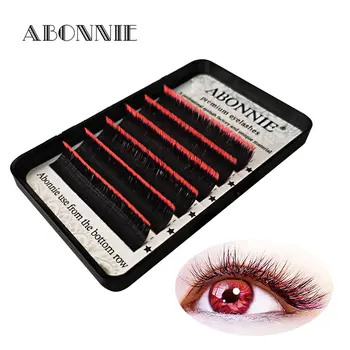 

1 case 0.07C/D Ombre color magic lashes new arrived bloom eyelash easy fan lashes self-making fan bloom faux mink eyelash