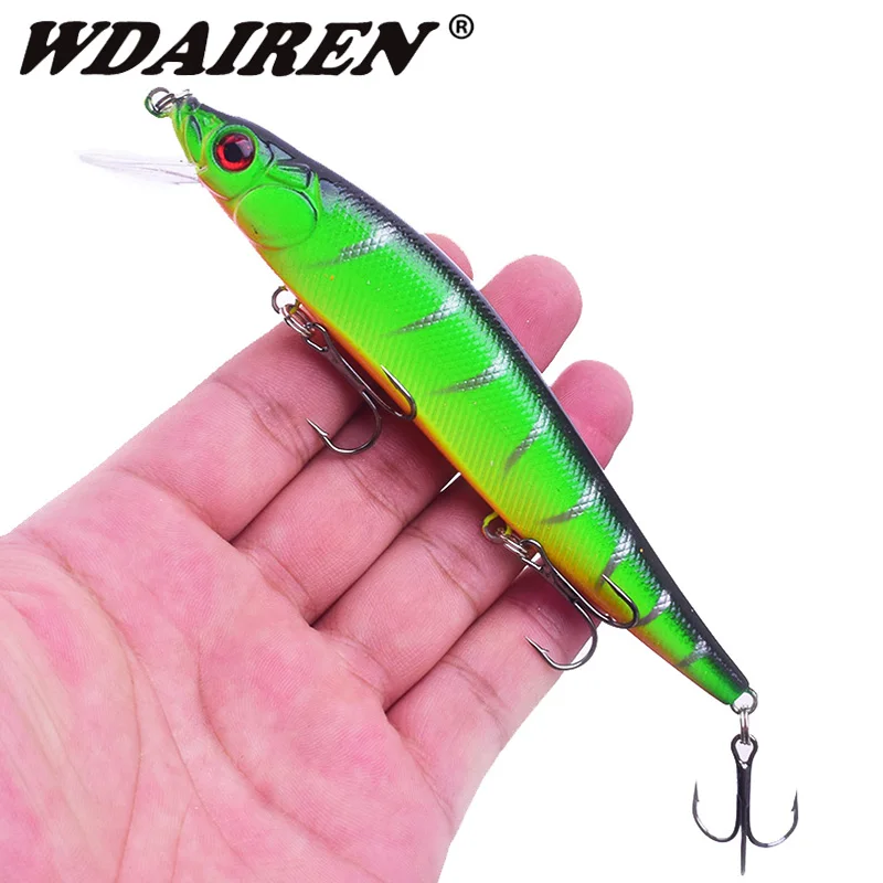 Floating Minnow Fishing-Lure Hard-Bait Swim-Wobblers Bass Lues Pike Artificial WDAIREN