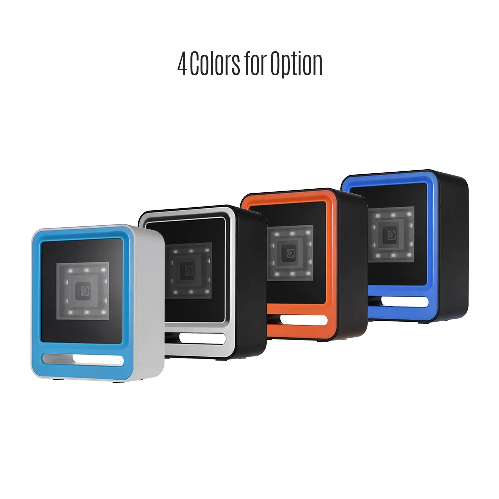 Aibecy Hands-free USB проводной 1D 2D QR Barcoder сканер Настольный всенаправленный считыватель штрих-кода платформа с кнопкой триггера
