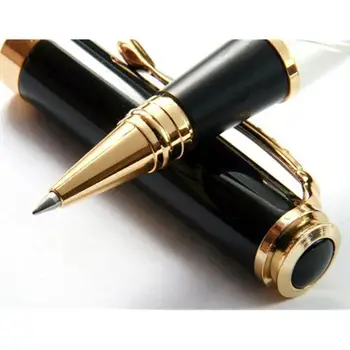 

Classic Mother of Pearl Golden Ring Pen, Pen Barrel Is Finished Pearl White with Push in Style Ink Converter