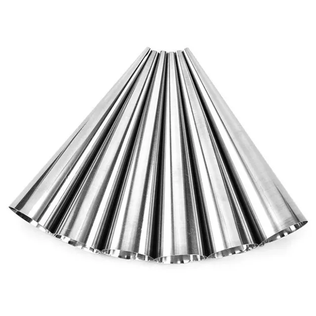 5Db/Set Konyha Rozsdamentes Acél Sütő Kúp Kúrt Tészta Tekercs Torta Penész Spirál Sült Croissants Csövek Süti Desszert Szerszám - Image 5