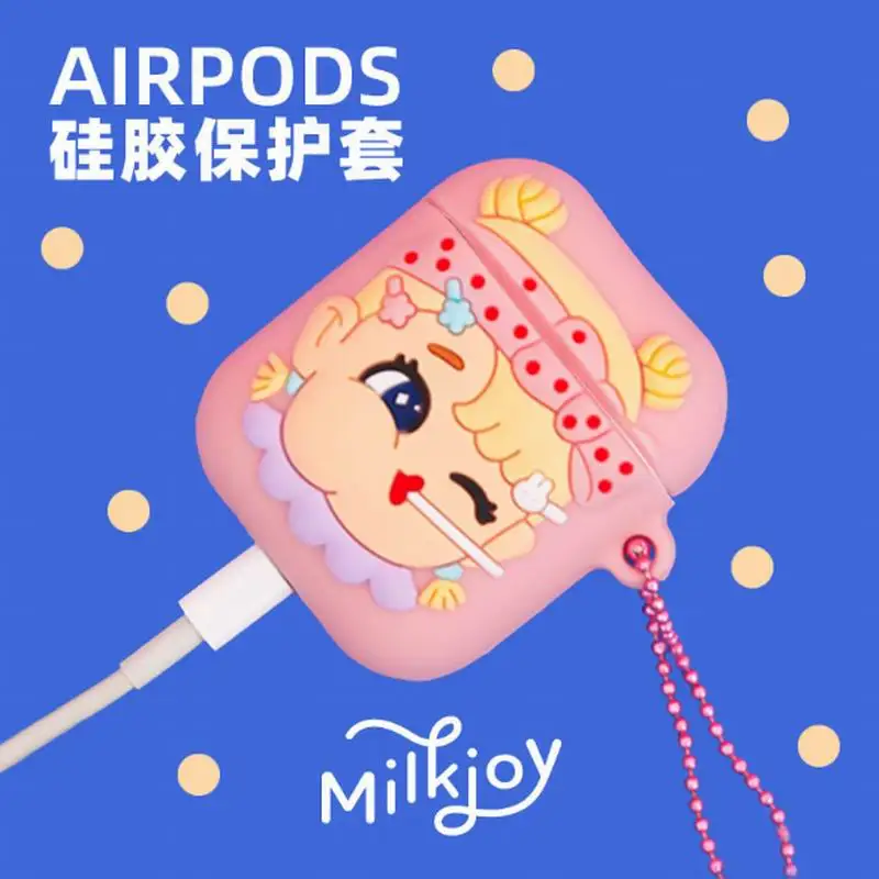 Bentoy Milkjoy Кошелек для монет для девочек милые наушники пакет Airpods держатель сумка хлопок конфеты путешествия Примечание подарок кулон Silical милая сумка