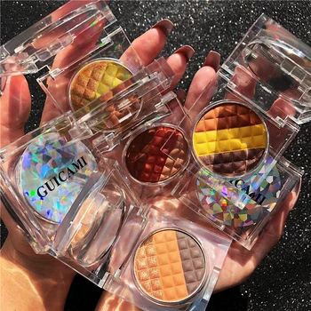 

Chameleon Shimmer Matte Pigmented Eyeshadow Palette Glitter Shiny Multi Chrome Eyeshadow Pallete Powder Cosmetic Makeup Palette