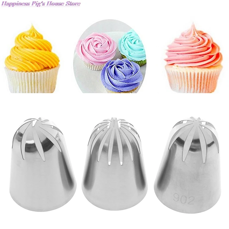 1/3/5/6 Pcs Stainless Steel Cake Pastry-Nozzle Cakes-Decoration-Set Cookies-Supplies Fondant-Decor Kitchen-Gadgets