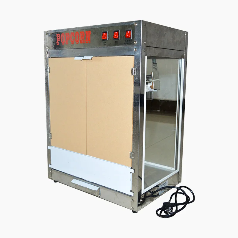 Automatic Popcorn Machine Electric Popcorn Maker Electric Puffed Rice Maker Commercial Automatic Corn Popper ZA-08