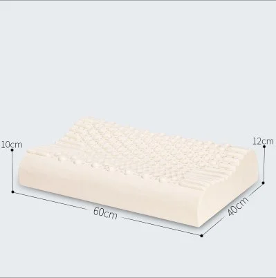 Чистая натуральная волчьи клыки латекс 3D подушка защищает шею дышащий оздоровительный массаж предотвращает Подушка от храпа кровать подушки подушка для шеи - Цвет: Granular pillow