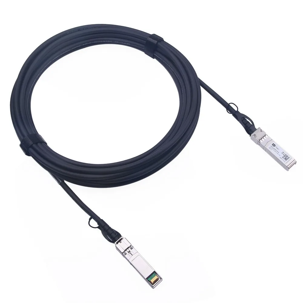 Для Juniper 10Gtek 5 м SFP+ кабель DAC 10GBASE-CU пассивный прямой прикрепить медь Twinax SFP кабель DAC 30AWG 3 года 500 см