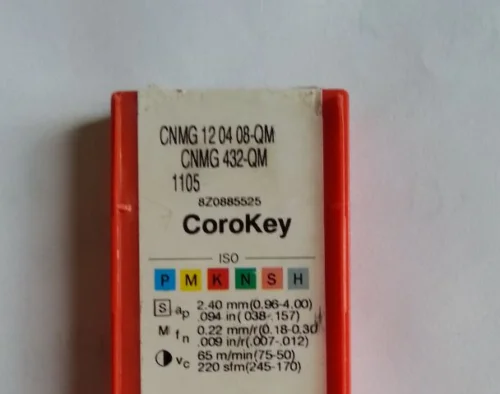 10 шт. вставки карбида CNMG120408-QM 1105