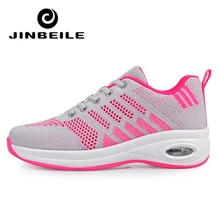 Новые весенние женские туфли для прогулок; женская обувь; размеры 35–40 гигантские надувные подушки кроссовки Для женщин прогулочная спортивная обувь беговые кроссовки ayakkabi Erkek