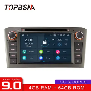 

TOPBSNA Car DVD player Android 9.0 For Toyota Avensis T25 2003-2008 Octa Core 4GB+64GB Car Radio Multimedia GPS Navi Stereo WIFI