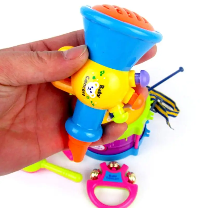 Набор музыкальных игрушек с Вращающимся барабаном 5 шт./компл. наборы