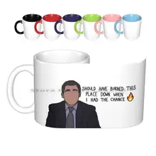 Should Have Burned This Place Down Ceramic Mugs Coffee Cups Milk Tea Mug Juliamcc23 Michael The Office Should Have Burned This Aliexpress