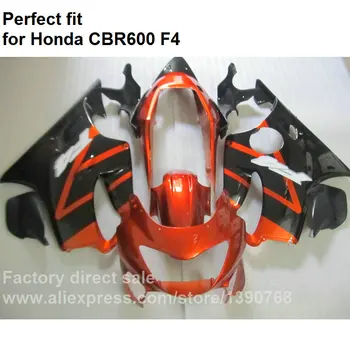 

100% fit fairing kit for Honda CBR 600 F4 1999 2000 fairings CBR600 F4 wine red black 99 00 FX42